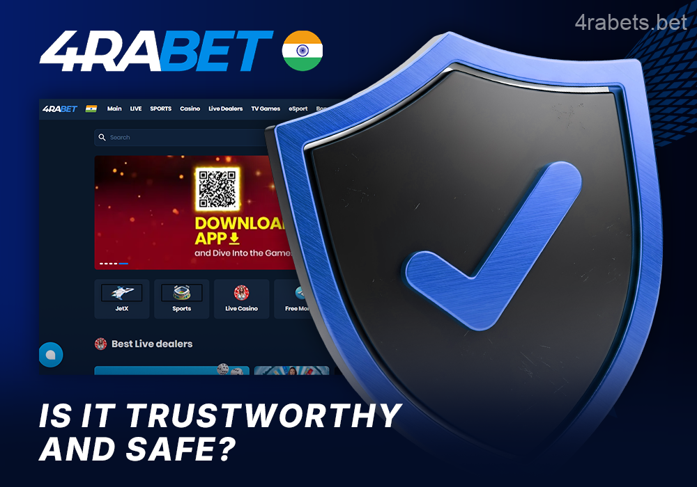 Security and Reliability at 4rabet Casino for Residents of India